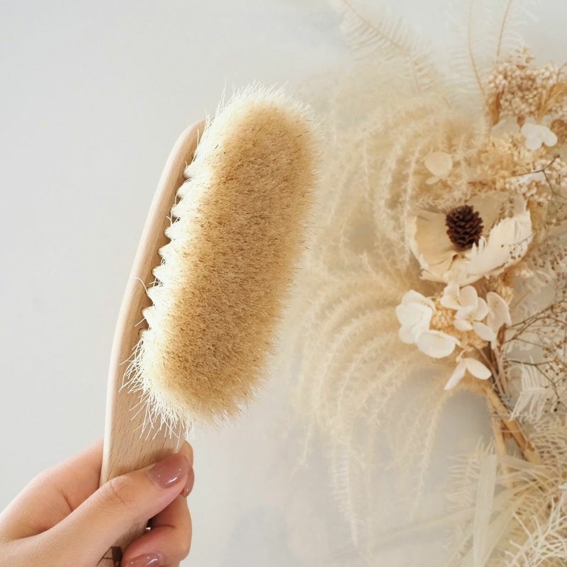 アートブラシ　洋服ブラシ　スクエア 桐箱入り