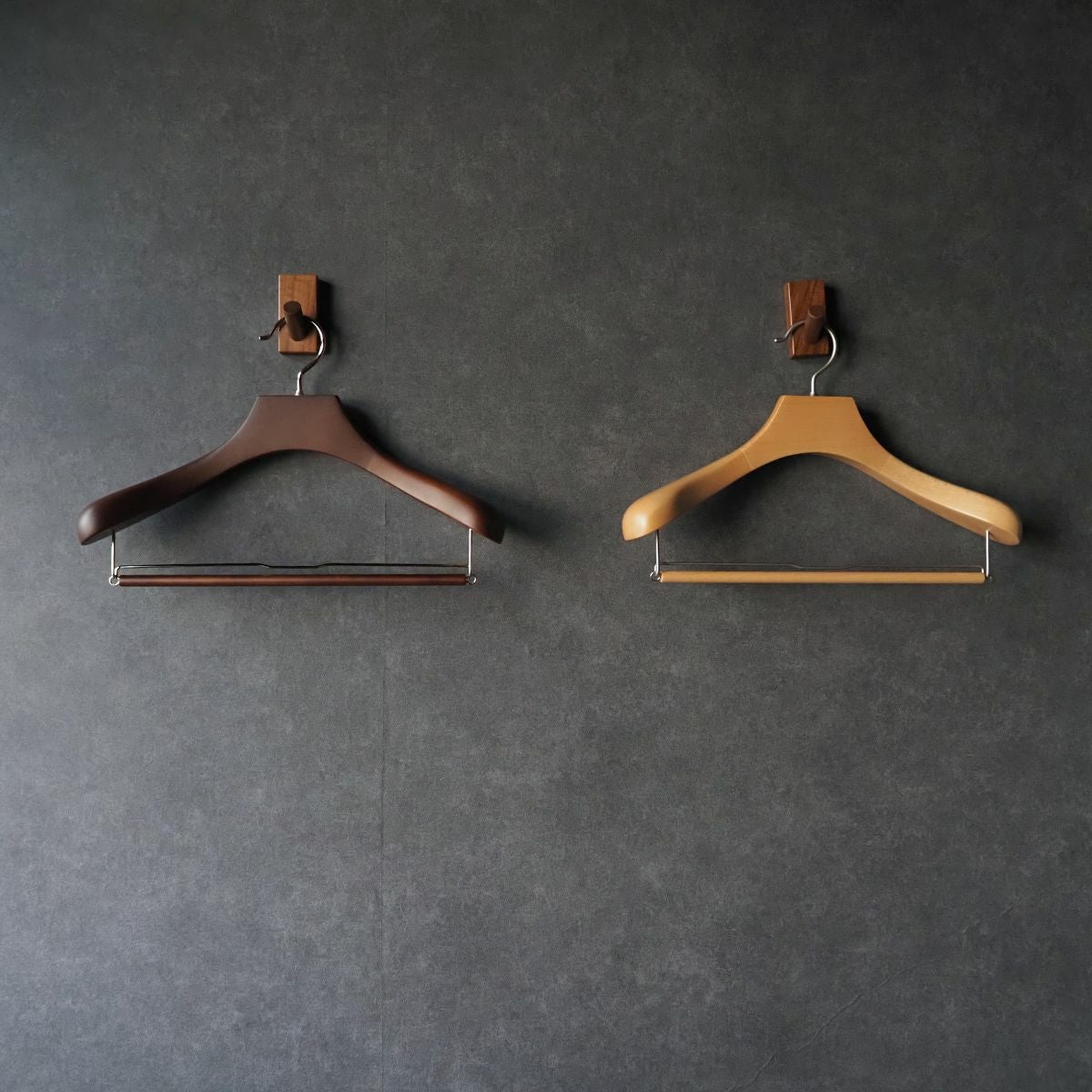 ロイヤルハンガー スライドバー ブラウン 40/43cm | ハンガー通販専門