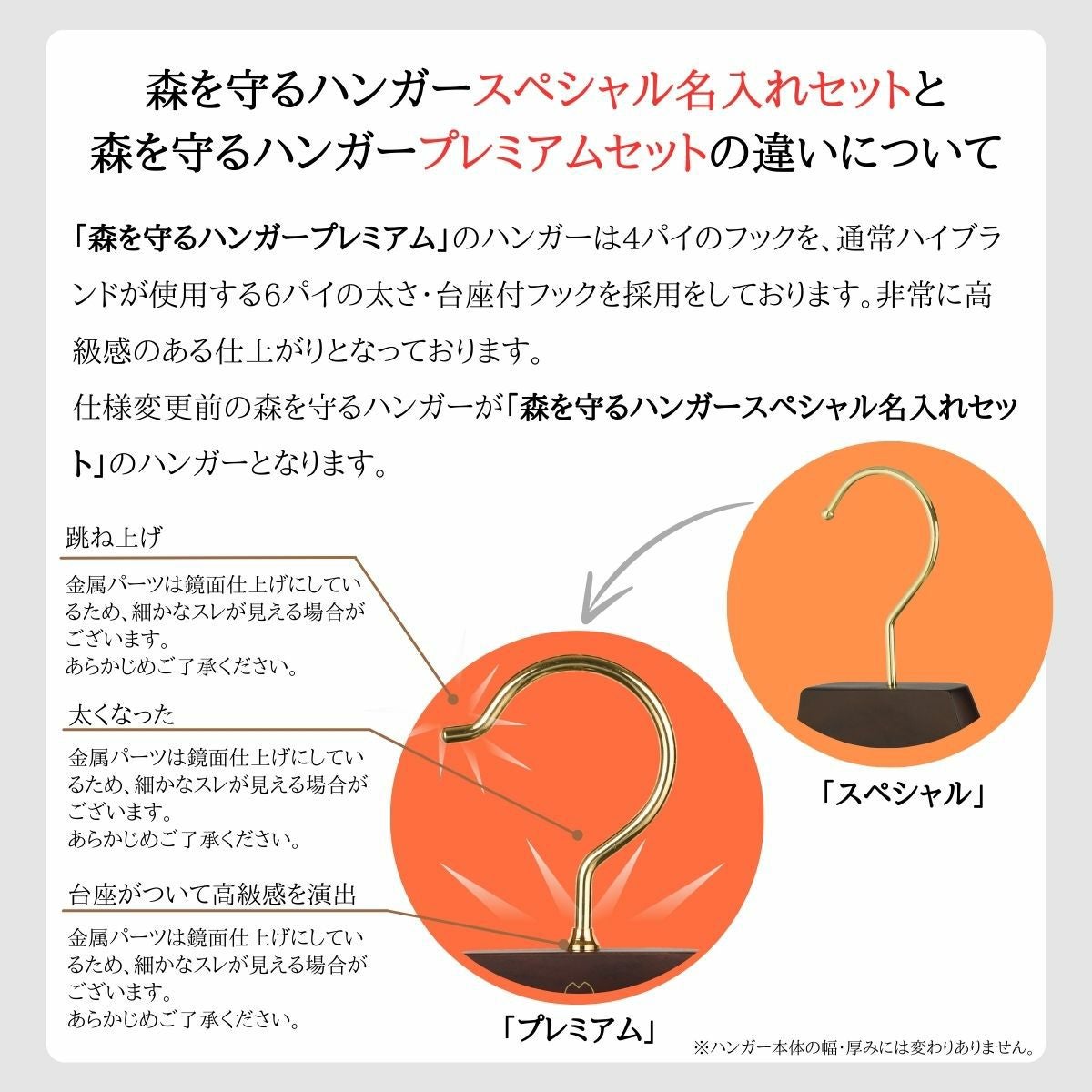 通常価格・合計50セット～】卒業記念ハンガー 森を守るハンガー