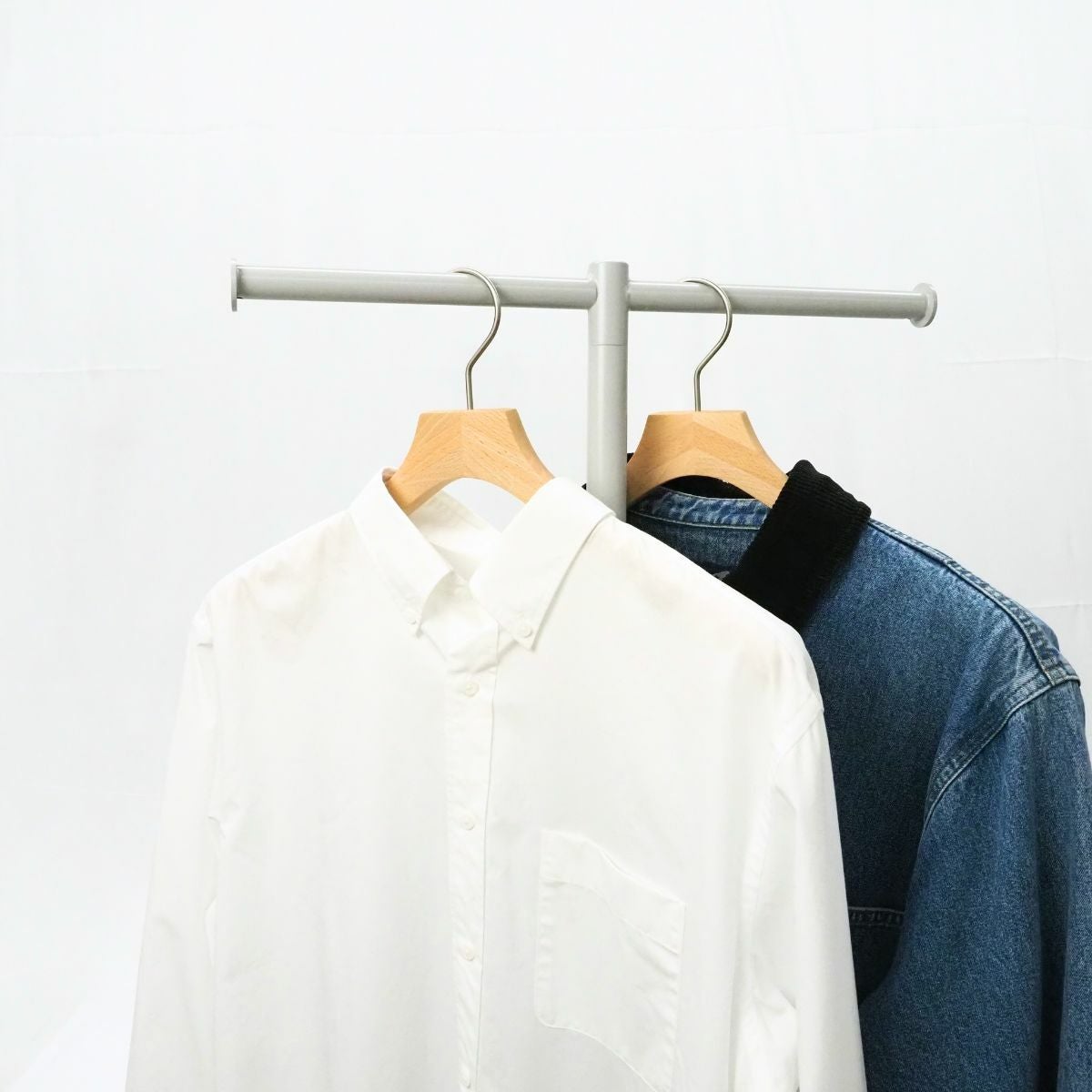 木製合わせ木ハンガー バー無し 42cm | THE HANGER｜（旧）ハンガーの