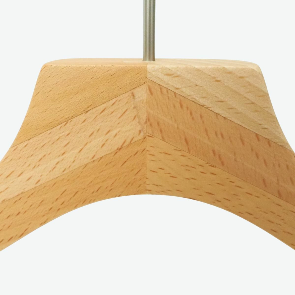 木製合わせ木ハンガー クリップ付き 42cm | ハンガー通販専門店