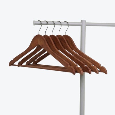木製バー付きハンガー アンティークブラウン 38/42cm | THE HANGER 